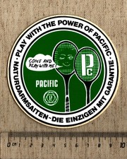 Aufkleber/Sticker PACIFIC Naturdarmsaiten Tennis
