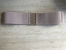 Elastischer Gürtel, Beige