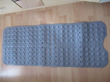 Badewannen Rutschmatte, Matte Badewanne, Antirutschmatte, grau