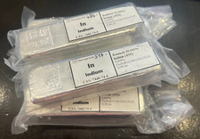 wie SELTENE ERDEN Indiumbarren +- 500g 700g 750g - 99,95% INDIUM  In 49  ANALYSE