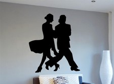 Wandtattoo Tanzen Tänzer Dance Wandaufkleber Wandsticker Premium Seidenmatt LD05