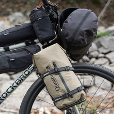 Qunature 100% Wasserdichte Fahrradtasche Bikepacking Gabeltasche für Gravel Bike
