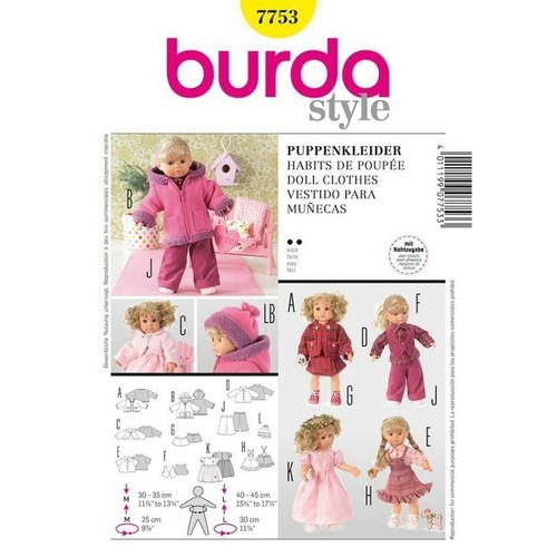 Burda schnittmuster 7753 - schnittmuster,