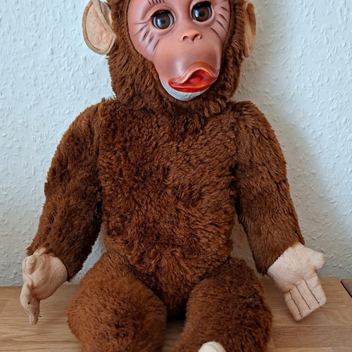 Ddr plüschtier affe mit - ddr,