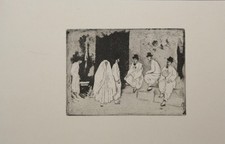 Emil Orlik (1870-1932) "Bazar