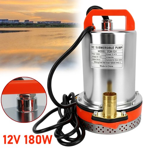 12v tauchpumpe 3000l h - dc, 3000l/h