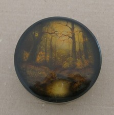 Lackmalerei, Lackdose! Lackkunst! Beste Landschaft Handgemalt GESCHENKIDEE!