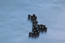 22 Stück Stahlkugeln  1/4