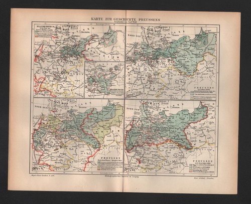 Landkarte map 1908 karte - 1908:,