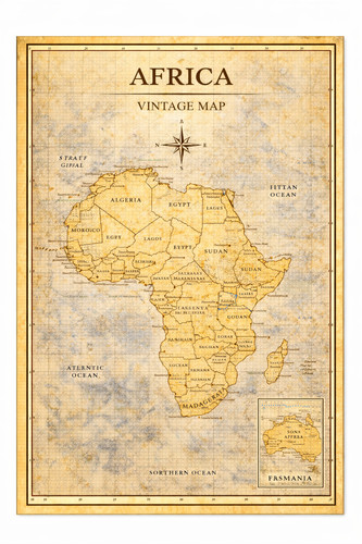 Afrika historisch vintage - afrika,