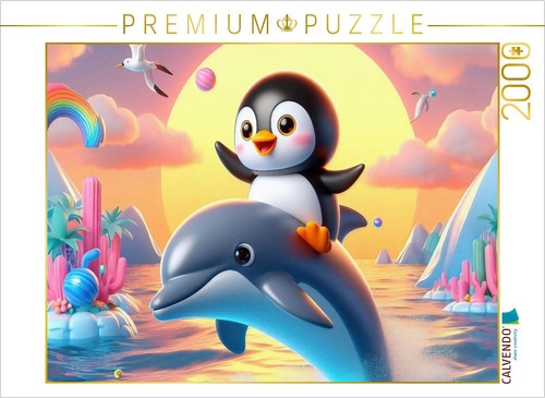 Calvendo puzzle ein delphin - puzzle,