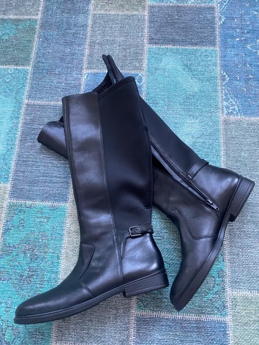 Ecco stiefel schwarzes leder - schwarzes,