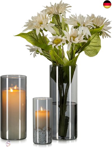 Hewory vase schwarz für - schwarz, deko