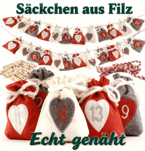 Adventskalender zum befüllen - adventskalender,