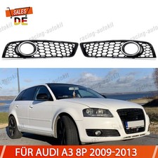 Schwarz Chrom L+ R Wabengrill