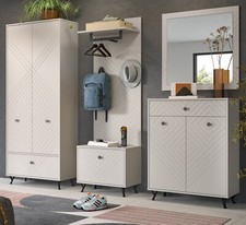 Garderobe set teilig sand - 5-teilig, in