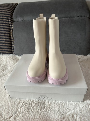 Boots mit rosa - , sohle