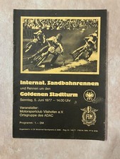 Programmheft Speedway Sandbahn