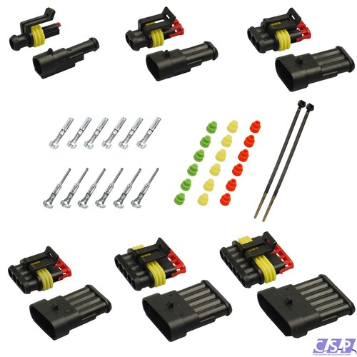 Amp superseal set polig - amp, 1-polig