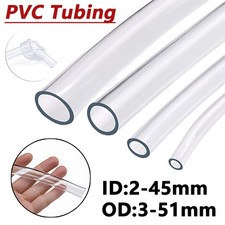 2mm-50mm PVC Klar Schlauch Schlauch Rohr Kunststoff Wasser Luft Wasser Aquarium Teich