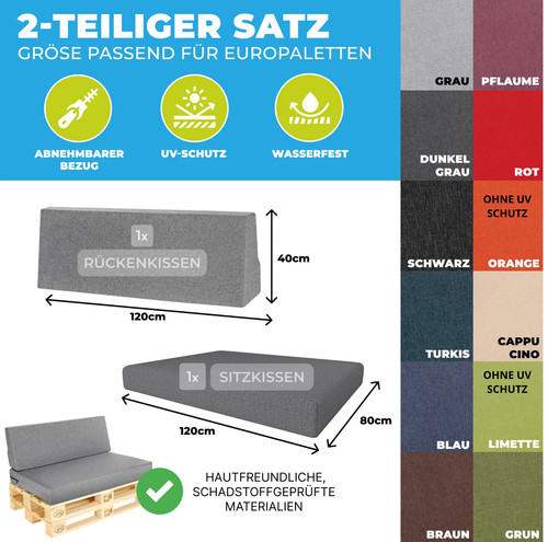 Pillows24 palettenkissen - pillows24,