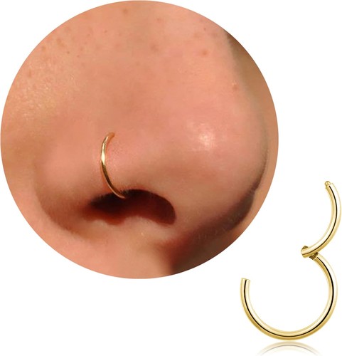 Nasenring gold silber dünn - gold,