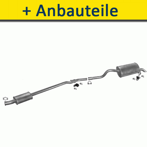 Auspuff auspuffanlage für - auspuff,