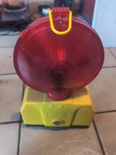 Baustellenleuchte, Warnleuchte, Signalleuchte, Bakenleuchte, rot