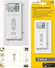 Schellenberg 20032 Smart Home Funk-Zeitschaltuhr Premium 5 Kanal Rolläden NEU