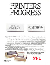 1986 NEC Printer 24-Pin Dot