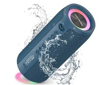 ZEALOT Bluetooth Lautsprecher – 30h Akku, IPX6 wasserdicht, 360° Sound,RGB Licht