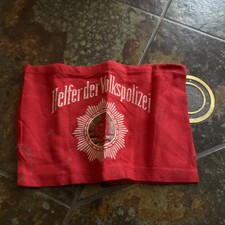 DDR Armbinde "Helfer der Volkspolizei", VoPo, Polizei