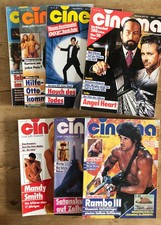 cinema Filmzeitschrift sieben Ausgaben 6 bis  12 / 1990, Hefte 109 - 115