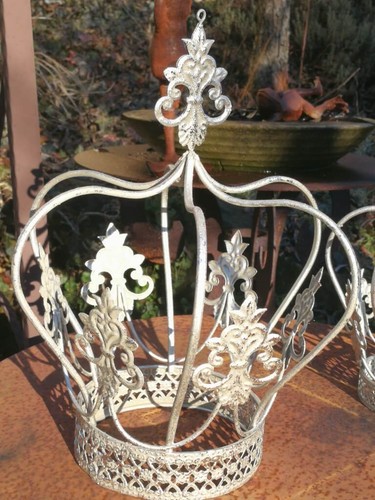 Dekokrone teal silber glitzer - teal,, silber-glitzer