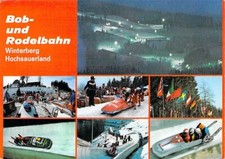 Winterberg AK Bobbahn Rodelbahn Wintersport Sauerland 1988 Ansichtskarte