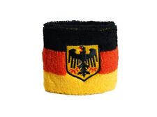 Schweißband Fahne Flagge Deutschland mit Adler 7x8cm Armband für Sport