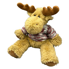 Tchibo TCM Elch Eddi Rentier Stofftier Kuscheltier 40cm Braun Pullover Norwegen