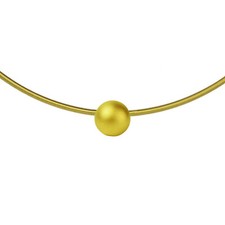 Bunz Anhänger Kugel Gelbgold