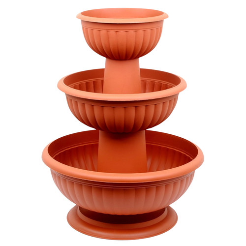 Stufiger pflanzturm 58cm - 3-stufiger,