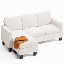 L-Form Ecksofa, 3-Sitzer Sofa
