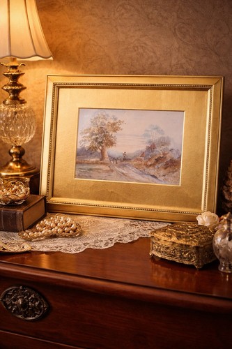 Vintage englisches aquarell - vintage,