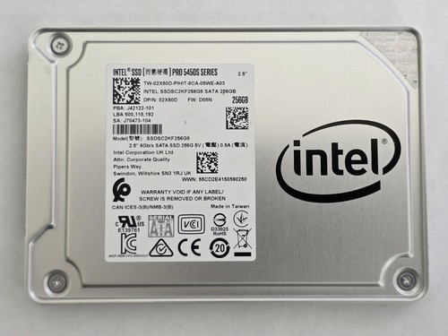256gb intel pro - 5450s, series