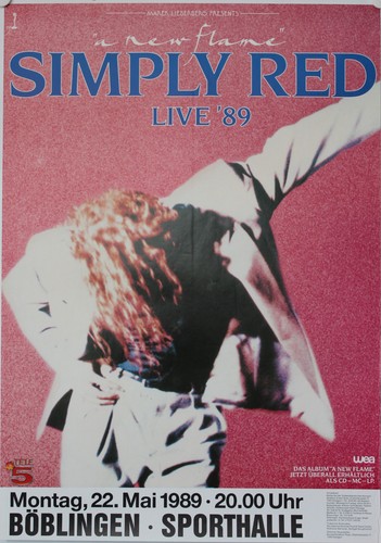 Simply red live - red, poster