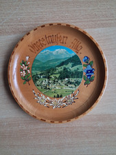 Wandteller, Sammelteller, Oberstaufen, Holz, 18cm, Nr. 584
