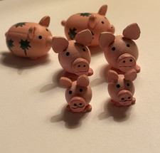 6 Stück Glücksschweinchen