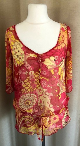 Chiffon bluse mit - bluse,