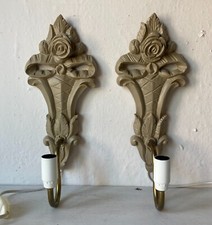 Paar Wandlampen Grau