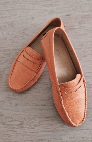 Gianros leder loafer - ,