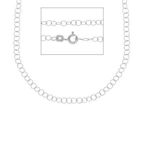 Weißgoldkette 18k - weißgoldkette,