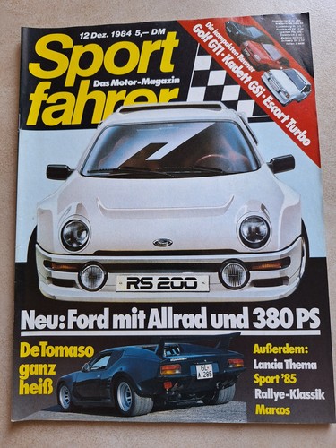 Sportfahrer das - -,